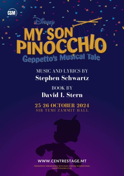 My Son Pinocchio - Geppetto's Musical Tale in Malta, Theatre Malta, 25.10.2024 - 26.10.2024