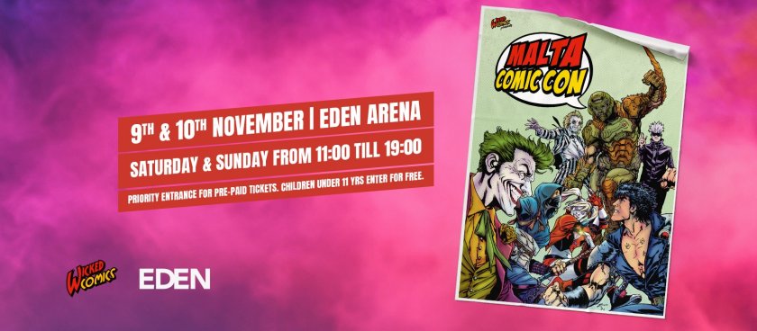 Malta Comic Con 2024 in Malta, Arts/Culture Malta,  9.11.2024 - 10.11.2024