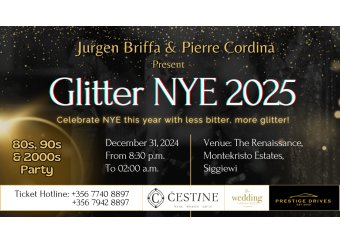 Glitter NYE 2025 in Malta, Christmas & New Year Malta, 31.12.2024 - 31.12.2024