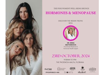 Pink Women’s Wellbeing Brunch, Hormones and Menopause in Malta, Learning Malta, 23.10.2024 - 23.10.2024